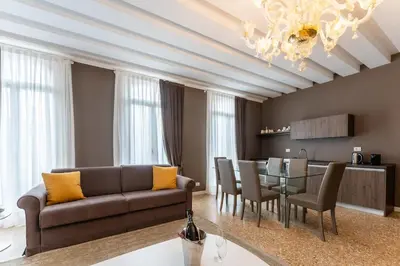 Area soggiorno di San Teodoro Palace - Luxury Apartments