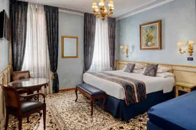 Letto o letti in una camera di Hotel Al Piave