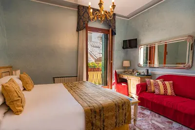 Letto o letti in una camera di Hotel Al Piave