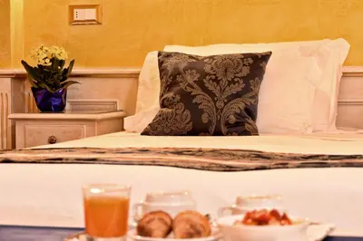 Letto o letti in una camera di Hotel Al Piave