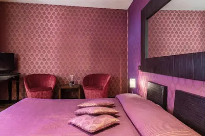 Letto o letti in una camera di Abbazia De Luxe