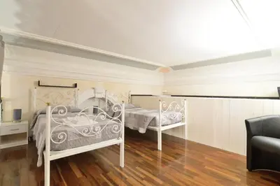 Letto o letti in una camera di Santa Marina Studio