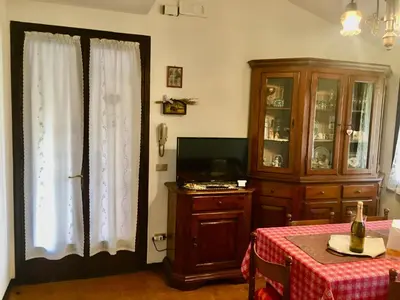 TV o dispositivi per l'intrattenimento presso Appartamento Casa della Nonna