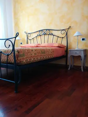 Letto o letti in una camera di La casa nel bosco