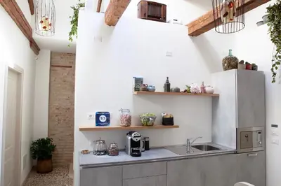 Cucina o angolo cottura di B&B Al Pozzo di Luce
