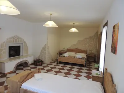 Letto o letti in una camera di La Via Antiga