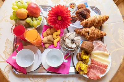 Cibo presso il bed & breakfast o nelle vicinanze