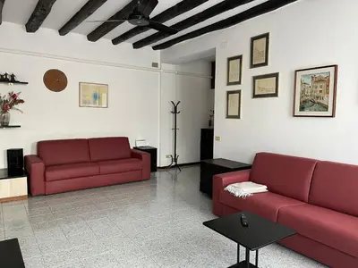 Area soggiorno di Casa Vacanze Lido Di Venezia