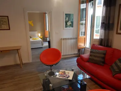 Area soggiorno di Apartment Camilla