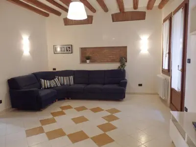 Area soggiorno di appartamento alla Crea