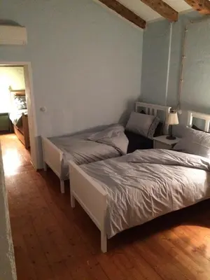 Letto o letti in una camera di Ca' Boschetto