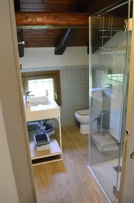 Bagno di agriturismo Cà Roer