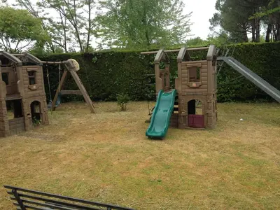 Area giochi per bambini di Oliholiday Mobilehomes - Cavallino