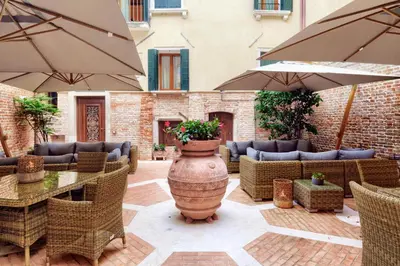 Area soggiorno di Hotel Bisanzio