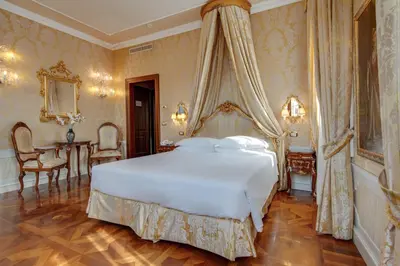 Letto o letti in una camera di Canal Grande