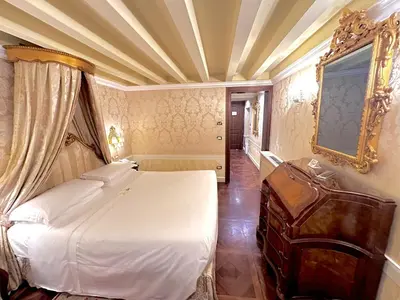 Letto o letti in una camera di Canal Grande