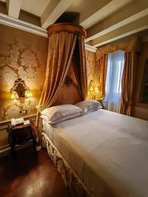 Letto o letti in una camera di Canal Grande