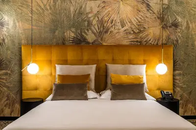 Letto o letti in una camera di Ca' Pagan