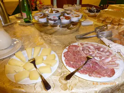 Cibo presso l'agriturismo o nelle vicinanze