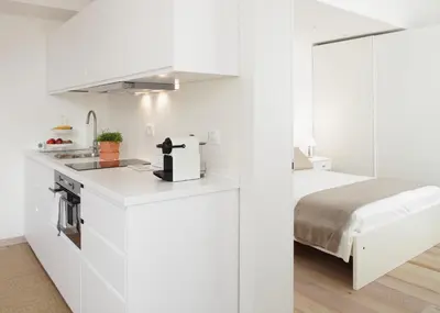 Cucina o angolo cottura di The Riverside Suite