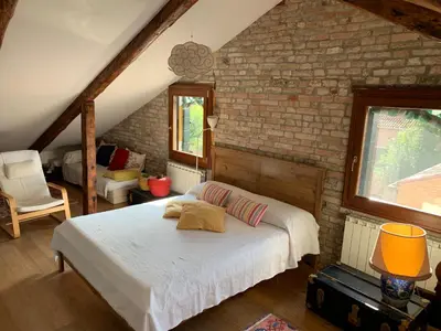 Letto o letti in una camera di La Casa Del Pittore