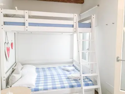 Letto o letti in una camera di Cà Farnese