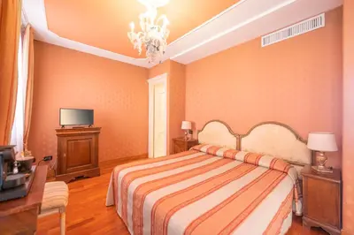 Letto o letti in una camera di Cà Valeri