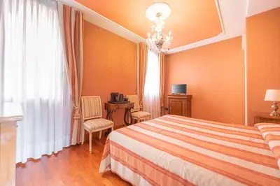 Letto o letti in una camera di Cà Valeri