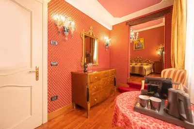 Letto o letti in una camera di Cà Valeri