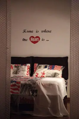 Letto o letti in una camera di La Casa di Leo