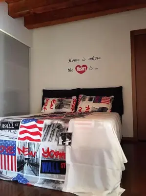 Letto o letti in una camera di La Casa di Leo