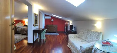 Letto o letti in una camera di Villa Fior di Robinia