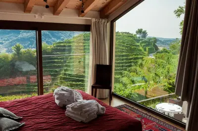 Letto o letti in una camera di Agriturismo due Carpini