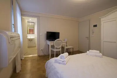 Letto o letti in una camera di Casa delle Ortensie