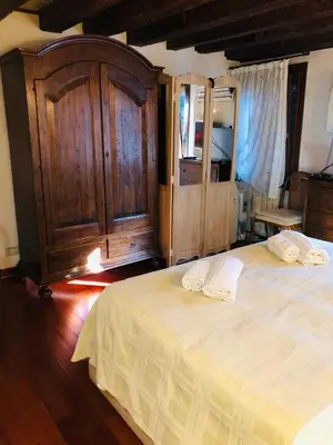 Letto o letti in una camera di Venice Luca's house