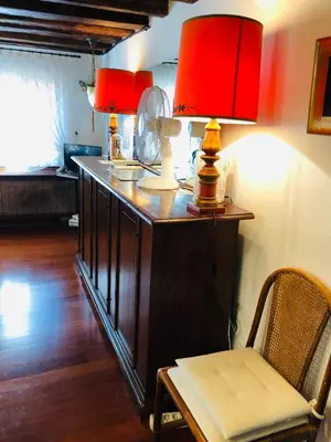 Area soggiorno di Venice Luca's house