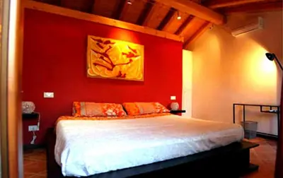 Letto o letti in una camera di Brojo Hill