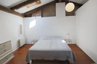 Letto o letti in una camera di Appartamento nel cuore di Venezia