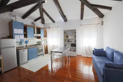 Cucina o angolo cottura di Appartamento nel cuore di Venezia