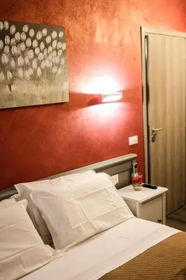 Letto o letti in una camera di Ai Colli