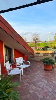 Balcone o terrazza di La Busa alloggi e trattoria
