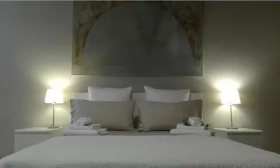 Letto o letti in una camera di Studio in Casa Cogollo
