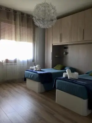 Letto o letti in una camera di Gondola House
