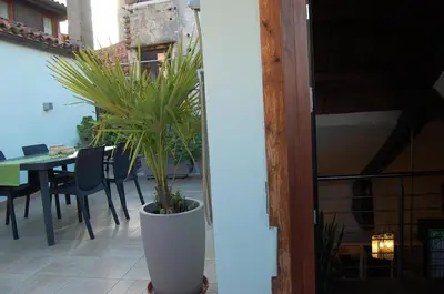 Patio o area all'aperto di Loft Due Cuori con terrazza