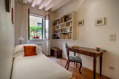 Letto o letti in una camera di Accademia Terrazza