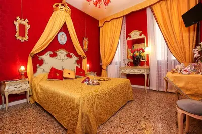 Letto o letti in una camera di Scalon del Doge