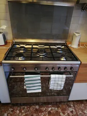 Cucina o angolo cottura di Balcone sul canale