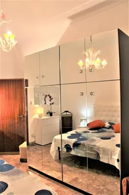 Letto o letti in una camera di Corte Emo
