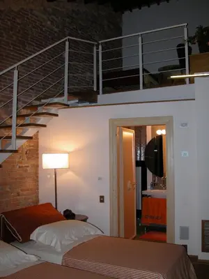 Letto o letti in una camera di Da Nicola