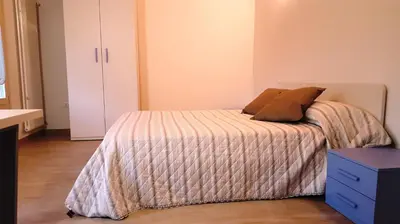Letto o letti in una camera di Boschetto di Campagna